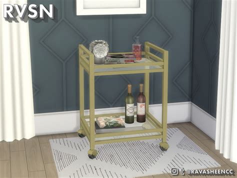 Create the closet of your simmie dreams with the Hang Around Closet Series. . Bar cart ravasheen